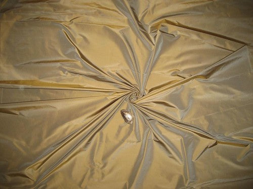 100% Pure Silk Dupioni Fabric gold x blue 54&quot; wide DUP268[5]