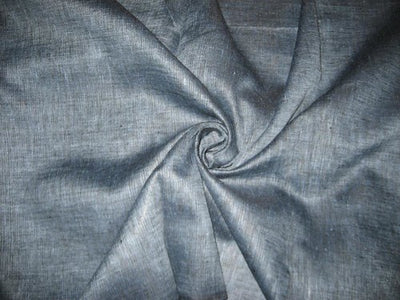 Dark Blue colour ~Linen fabric~44 Width&quot;