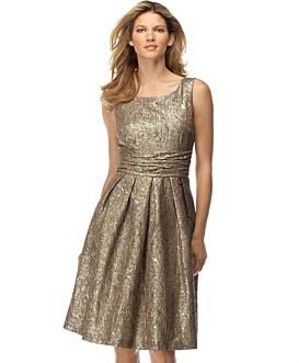 Pure Heavy Silk Brocade Fabric Dark Red &amp; True Gold 36&quot;