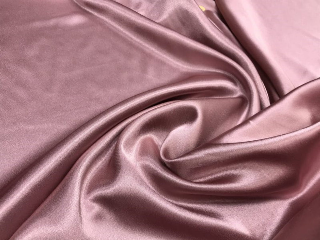 Carnation Pink viscose modal satin weave fabric ~ 44&quot; wide.(33)