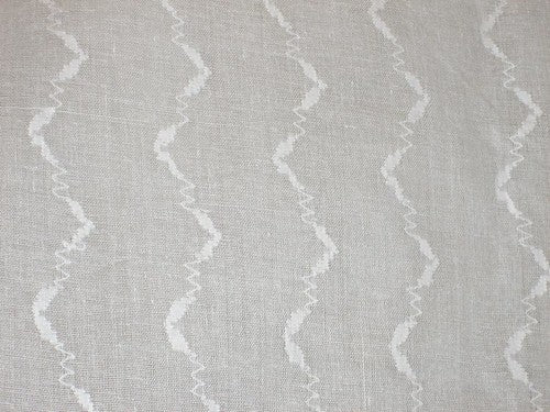 White cotton organdy fabric leno dobby geometric design 44&quot; wide