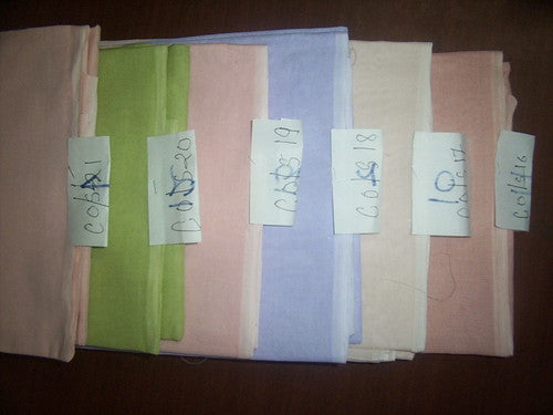 cotton organdy pastel shades-new collection 2013