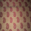 SILK Brocade Fabric Light Gold &amp; Red color 44" WIDE BRO360[1]