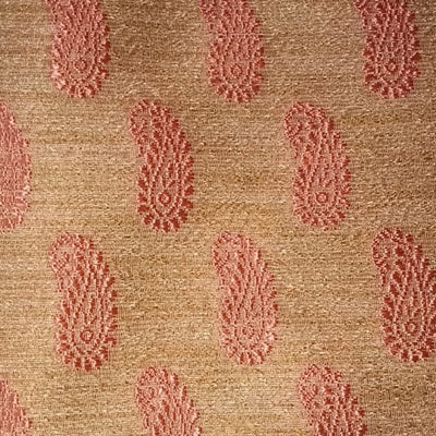 Brocade Fabric Light Gold &amp; Peach color 44" WIDE BRO360[2]