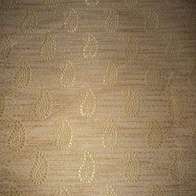 Brocade Fabric Light Gold color 44" WIDE BRO360[6]