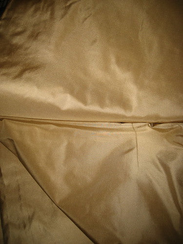 dark gold dust/caramel gold silk taffetaTAF13 48&quot; wide