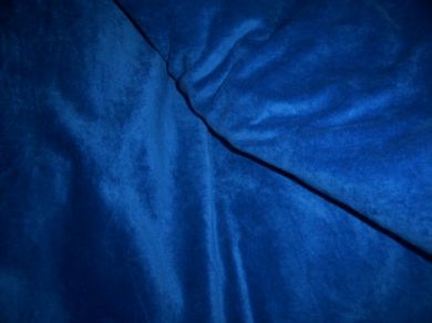100% Cotton Velvet Rich Blue Fabric 44" wide [337]