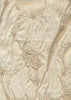 Rich champagne colour silk dupioni embroidered 44" wide