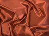 Rust Orange viscose modal satin weave fabric ~ 44&quot; wide.(38)