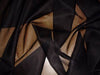 Black silk organza fabric 44&quot;