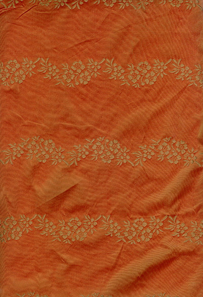 silk taffeta jacquard-iridescent orange
