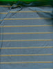 grey / blue silk dupion w/ mustard satin stripes DUPSS1