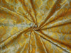 Silk Brocade Vestment Fabric Yellow & Blue color 44" wide BRO339[5]