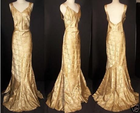 Silk Brocade Fabric Light Gold 44" wide BRO107[6]