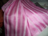 Silk satin stipe fabric 44 ~pastel pink&quot;