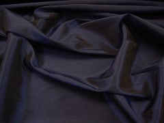 Silk TAFFETA FABRIC -dark navy blue TAF48