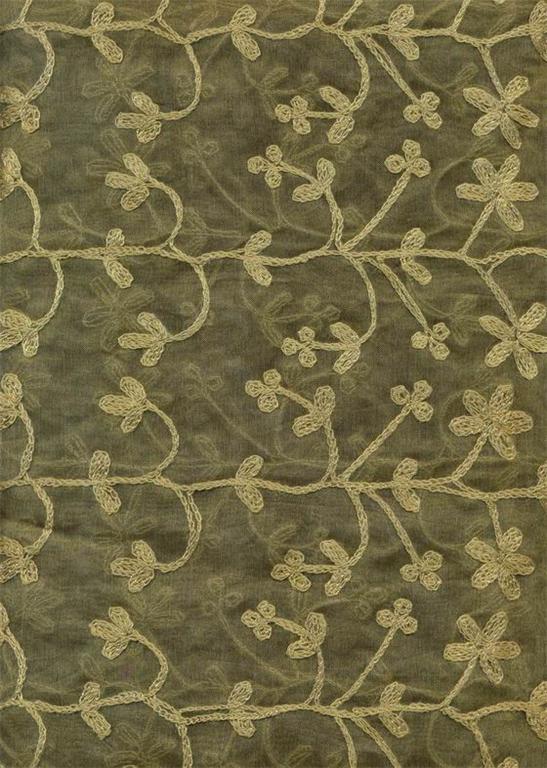 silk organza 54~embroidered