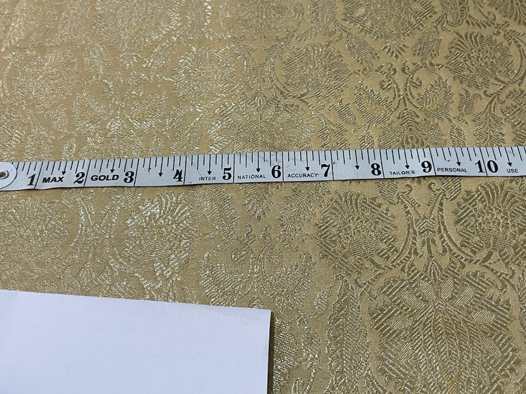 Brocade jacquard fabric 44" wide BRO832 available in 5 colors mango,orange,biscuit beige,pink and dusty orange