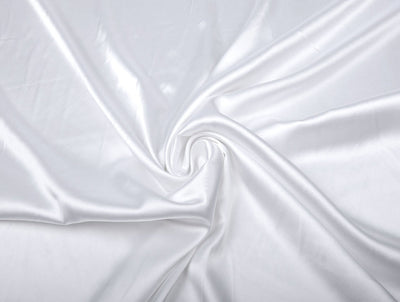 White viscose modal satin weave fabric ~ 44&quot; wide.(41)