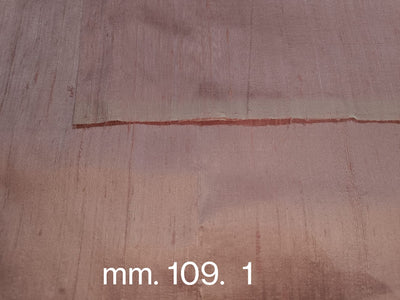 100% pure silk dupioni fabric pink x ivory 44" wide with slubs MM109[1]