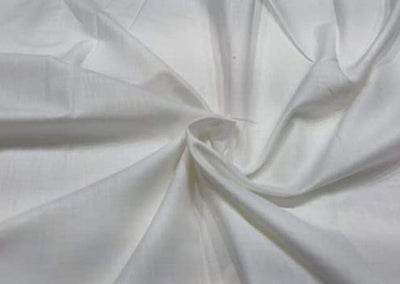 100% Cotton Italian White Colour Fabric 56" wide [11386]