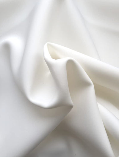 White neoprene/scuba fabric ~ 60&quot; wide