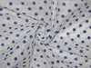 Cotton organdy printed ~dots{purple} 44 inches