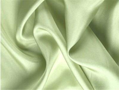 Light Pistachio viscose modal satin weave fabric ~ 44&quot; wide.(43)
