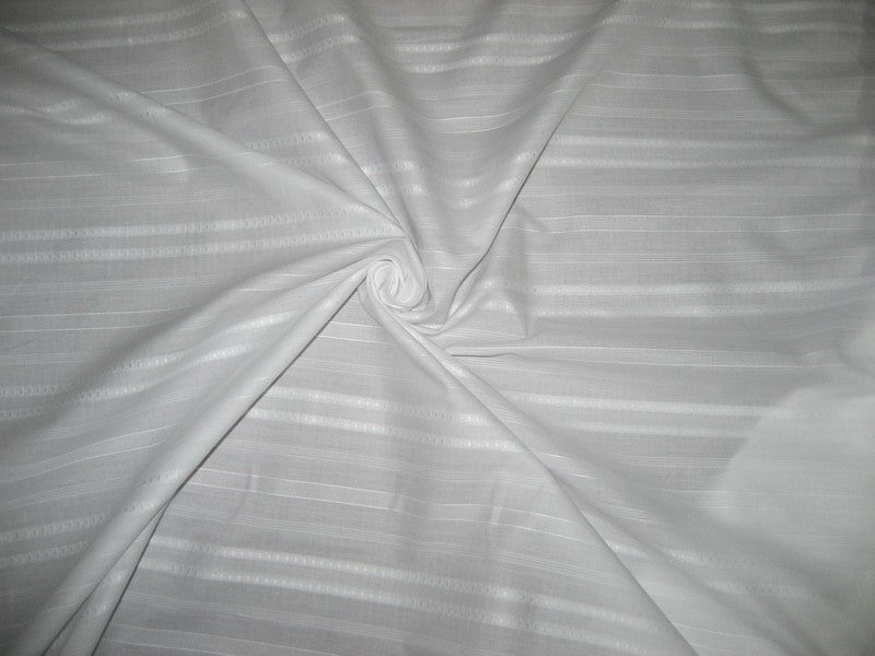 superfine white cotton dobby/ jacquard fabric 58&quot; wide