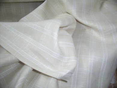 100% linen plaid fabric 58 wide{150 cms}~ F 79039&quot; [367]