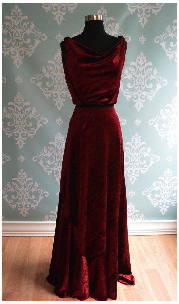 100% Cotton Velvet Wine Red Fabric 44
