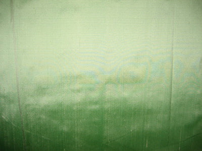 SILK Dupioni FABRIC 44&quot; Light Green with ivory shot