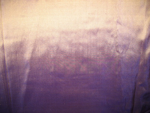 Pure SILK TAFFETA FABRIC Purple x Gold color 80 gms 54" wide TAF41[1]