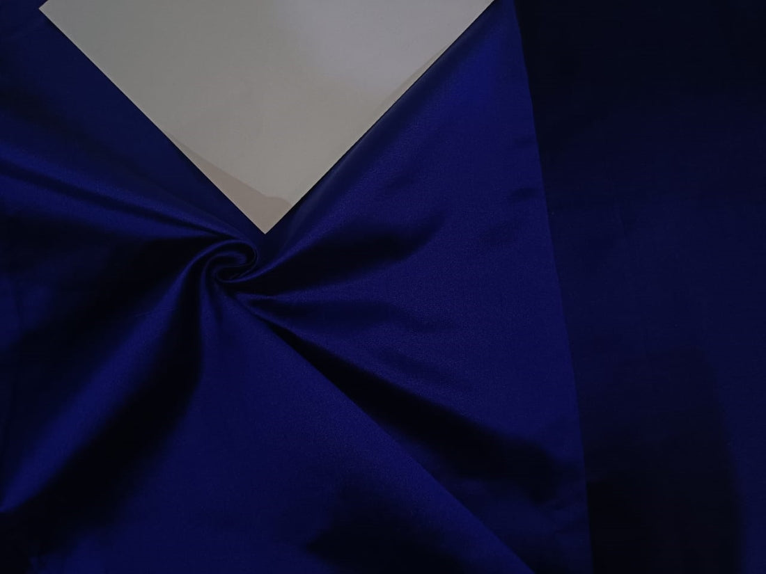 100% Pure silk dupion fabric Royal Blue color 54" WIDE DUP328