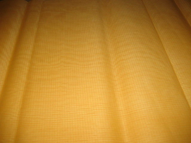 100% Cotton Organdy Golden Mango Plaids Fabric 44" wide sold by the yard [2957]