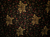 100% silk flat chiffon black color floral printed fabric 44" wide