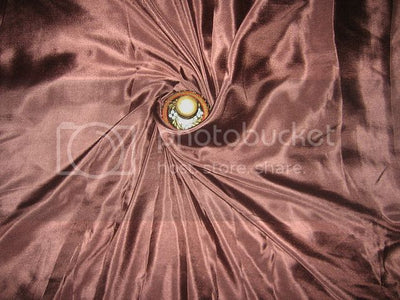Dark Chocolate Brown Awesome Nina Silk fabric