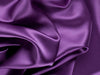 Plum Purple viscose modal satin weave fabric ~ 44&quot; wide.(48)