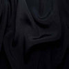 Pure Silk heavy crepe fabric- 53 momme black
