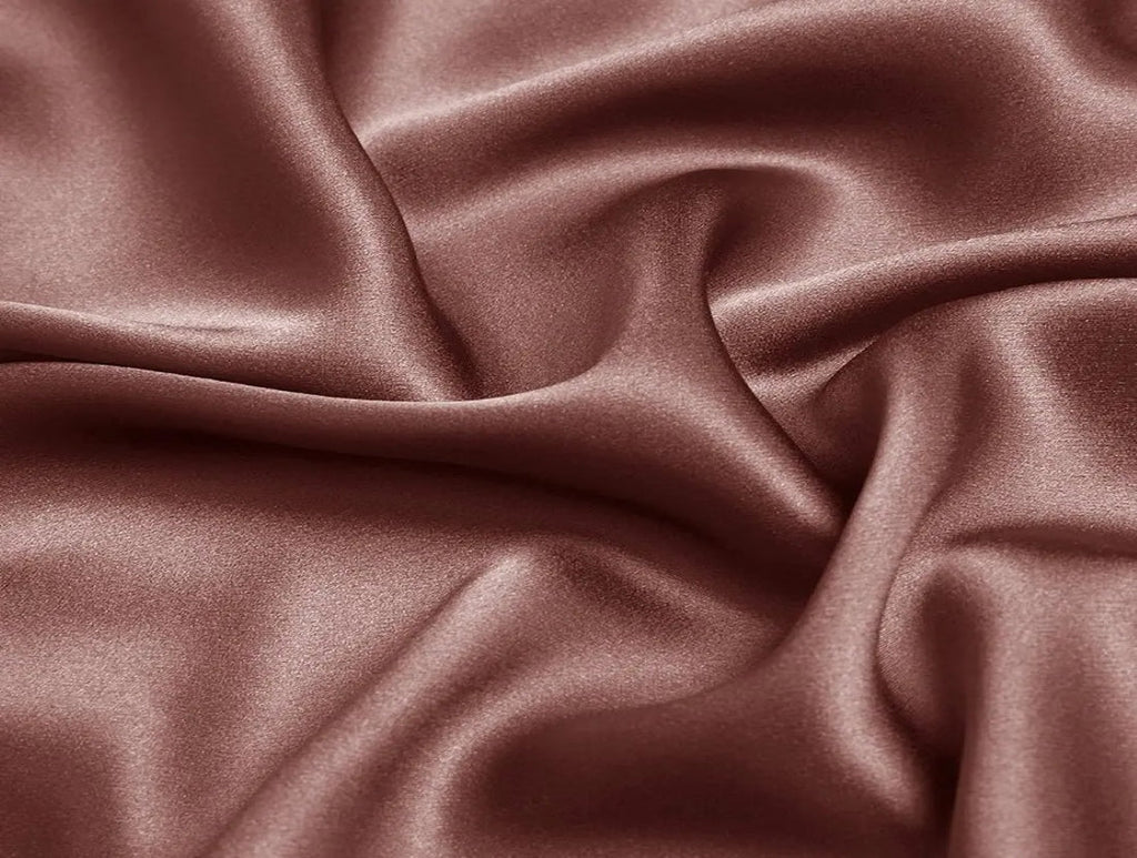 Dull Rose Gold viscose modal satin weave fabric ~ 44&quot; wide.(49)
