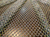 Rhinestone Mesh, Stretchable pastel blue Fabric Crystal Diamond Stretch Crystal Fishnet Sheets