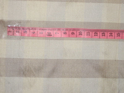SILK Dupioni  Beige & Cream color plaids FABRIC 54&quot; wide DUPC22[1]
