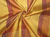 SILK Dupioni FABRIC Red,Gold &amp; Orange color plaids 54" wide