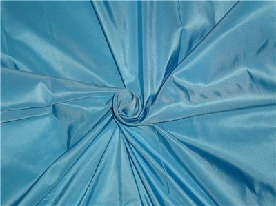 100% Pure Silk Taffeta Fabric Blue colour 54&quot; wide TAF#197[13]