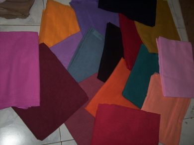 100% 2 x 2 cotton swiss voile 18 new excellent colours 58&quot; wide - The Fabric Factory