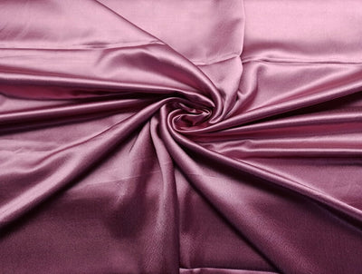 Taffy Pink viscose modal satin weave fabric ~ 44&quot; wide.(52)