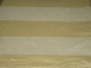 102 & quot; wide Silk Taffeta Fabric Butter &amp; Cream Stripes