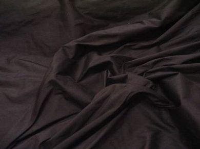 RICH Black Silk Dupioni 44&quot; wide - The Fabric Factory