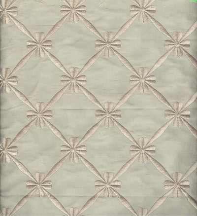 dark fawn silk dupioni fabric 54&quot;-computer embroidery