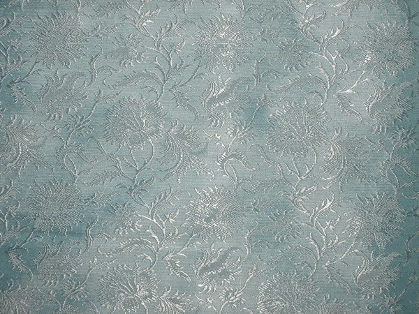 Silk Brocade fabric Baby Blue Colour 44&quot;BRO89[3]